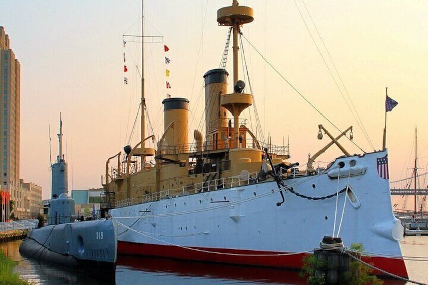 Climb aboard Cruiser Olympia & Submarine Beucna, both National Historic Landmark ships, and part of ISM!