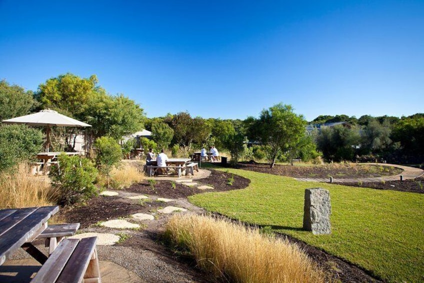 Peninsula Hot Springs Bath House - Picnic area 