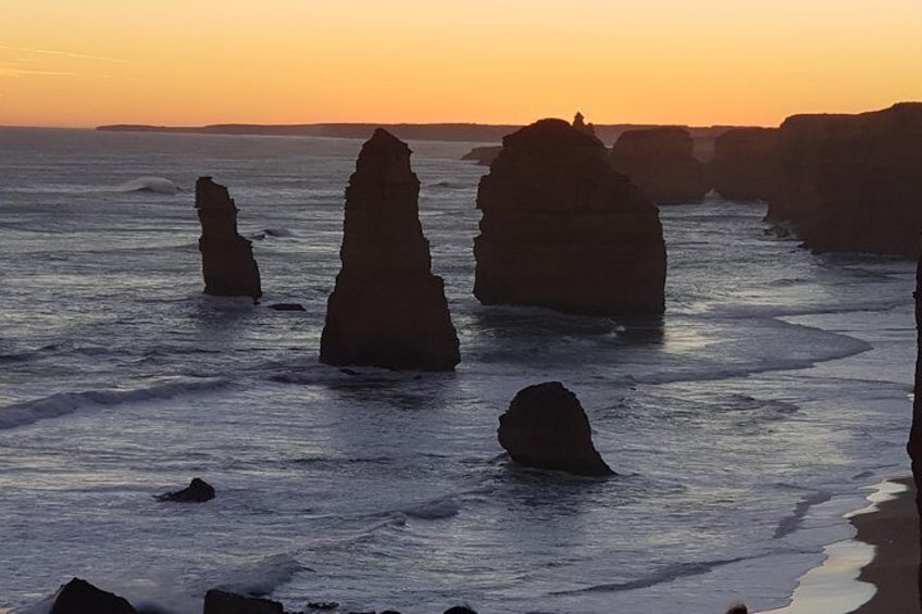 Great ocean road sunset