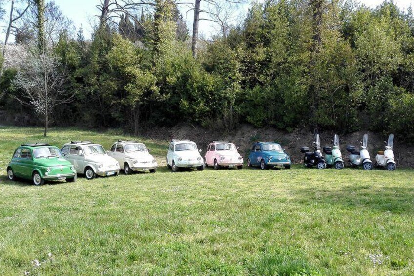 Self-Drive Vintage Fiat 500 Tour from Florence: Tuscan Villa and Gourmet Lunch