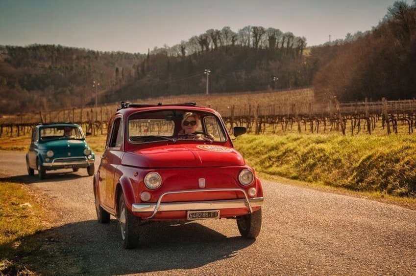 Self-Drive Vintage Fiat 500 Tour from Florence: Tuscan Wine Experience