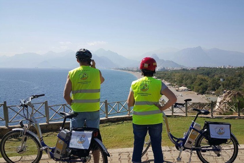 Explore Antalya Beaches on an electric bike tour