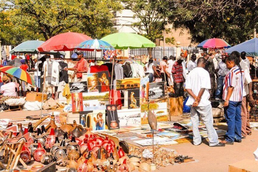 Various Traders at the Market