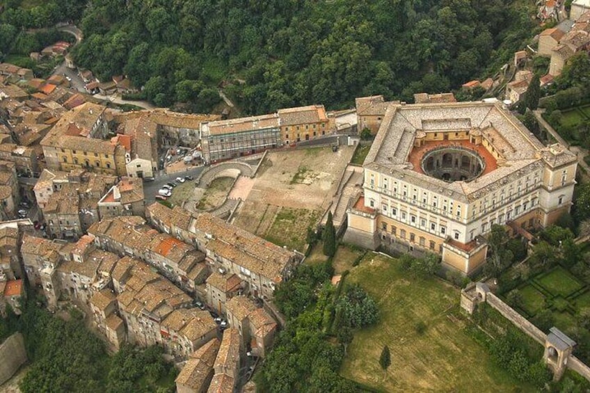 Aerial view of Caprarola