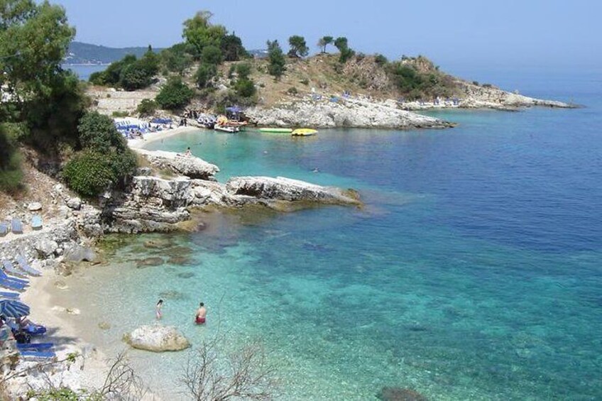 Corfu boat trip to Kassiopi