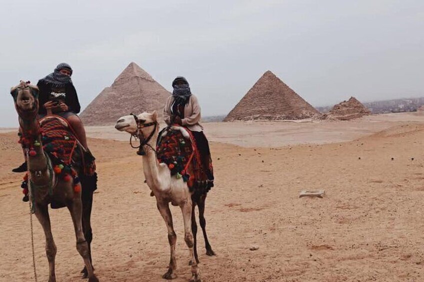 Private Tour Giza Pyramids, Sphinx with Camel Ride and Quad Bike