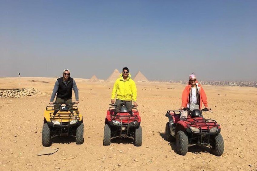 Camel Ride and Quad Bike Around the Gate of Giza Pyramids