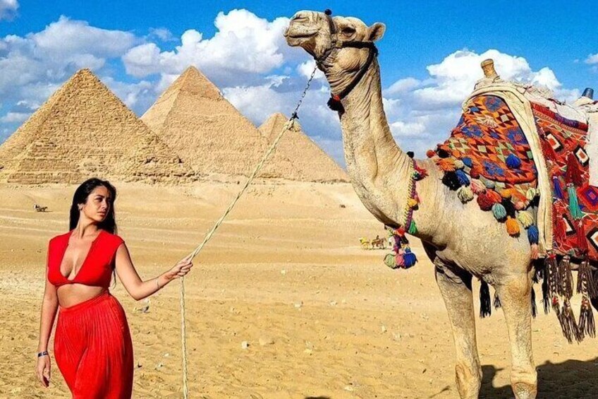 Private Giza Pyramids Sphinx Camel Ride Quad Bike Inside Pyramid