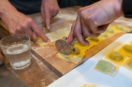 Auténtica clase de preparación de pasta en Florencia