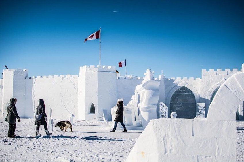 Snow Castle on Great Slave Lake