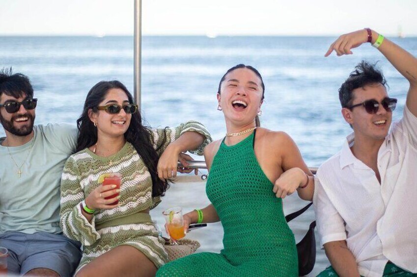 Sunset Party Cruise in Los Cabos aboard the Pez Gato
