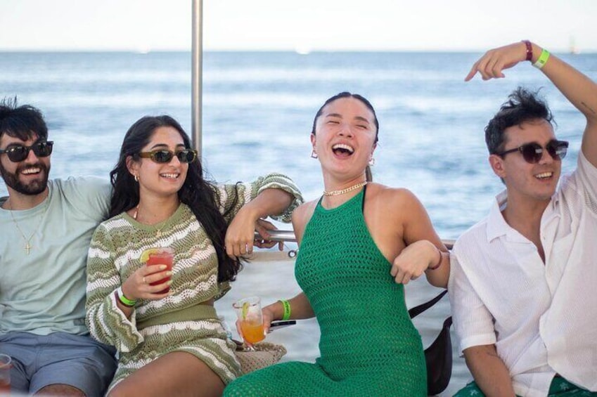 Sunset Party Cruise in Los Cabos aboard the Pez Gato