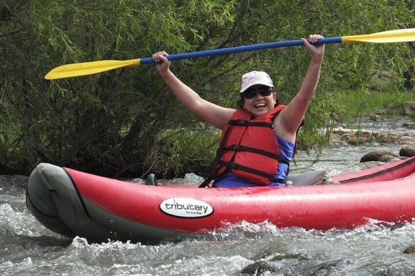 Fun little rapids make for a thrilling ride
