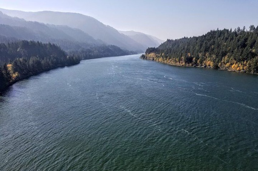 The Columbia River. Taken from Bridge of the God's.