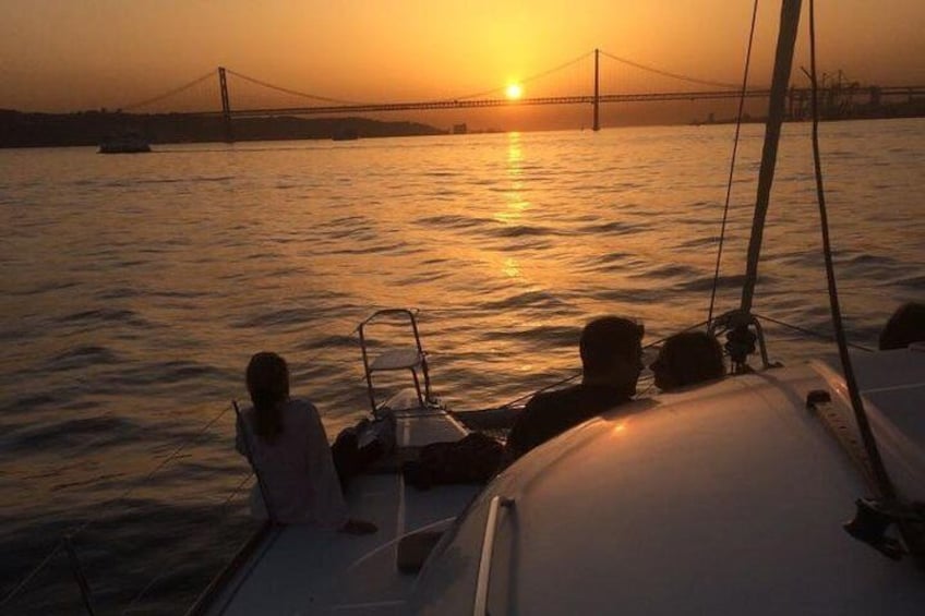 Sailing Catamaran Sunset Group Cruise with Welcome Drink