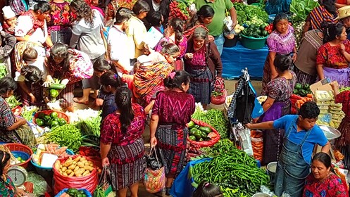 Yksityinen kierros: Chichicastenangon markkinat