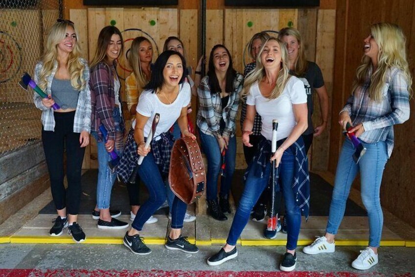 One Hour Axe Throwing Guided Experience in Whistler