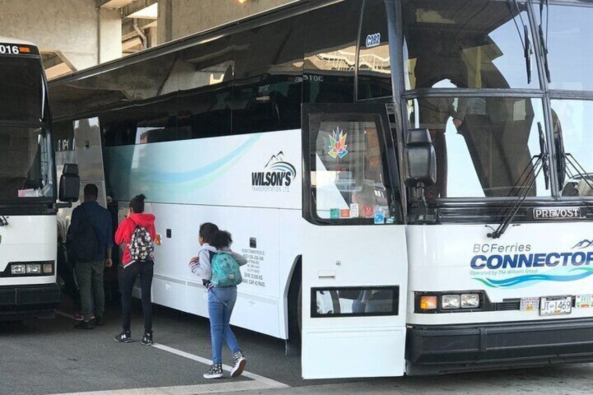 Bus onboard Ferry