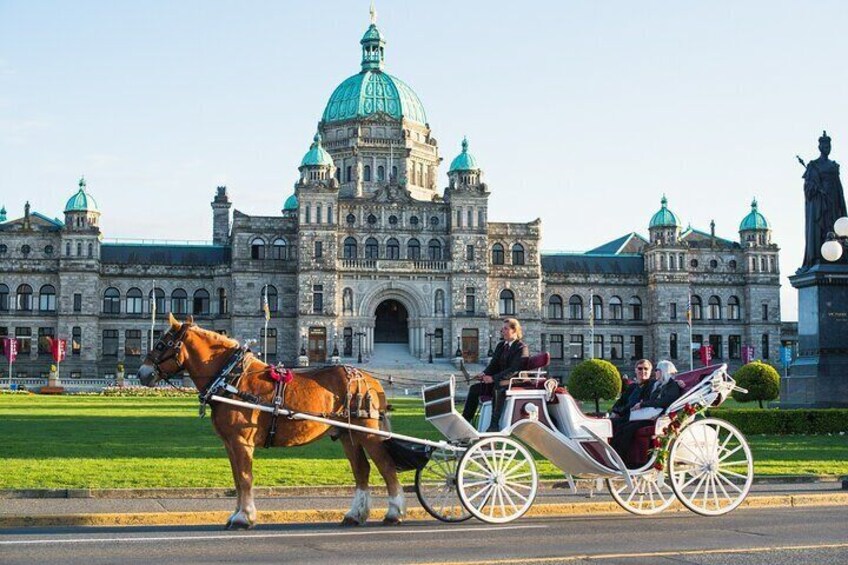 Salish Sea Horse-Drawn Carriage Tour of Victoria