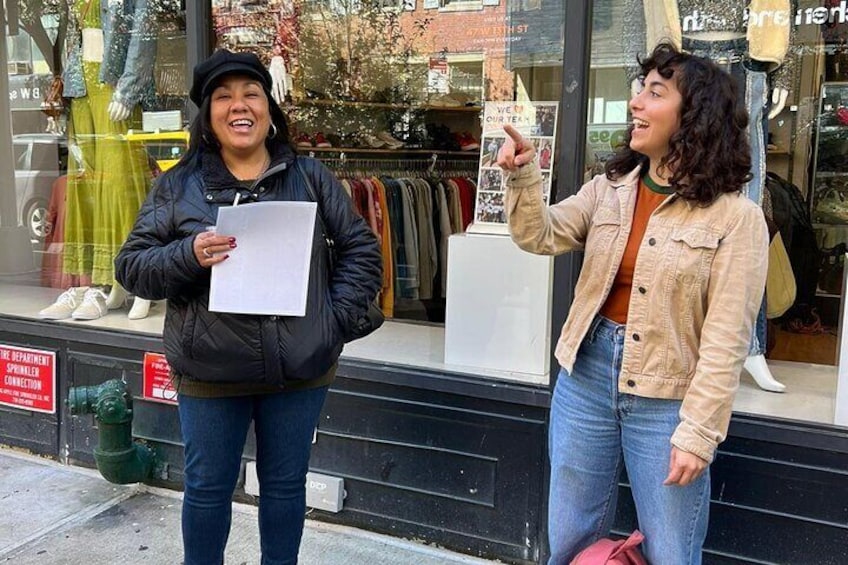 Our experience is focused on shopping, but we have lots of great talking points and secondhand shopping tips to share, too.