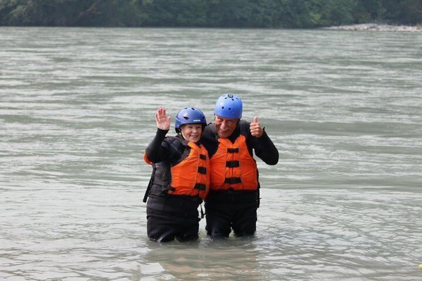 From 5 years old to 95 years old - the Cheakamus River is fun for all members of your family. 