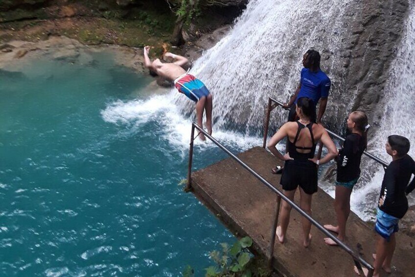 Backflip At Blue Hole 