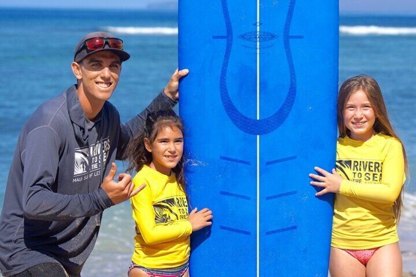 Private Surf Lesson for Two Near Lahaina