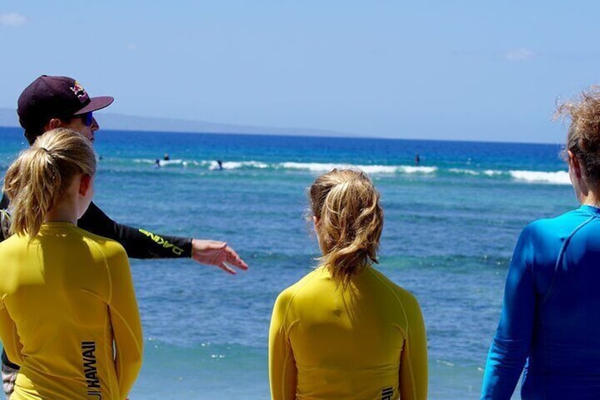Private Surf Lesson for Group of 3-5 Near Lahaina