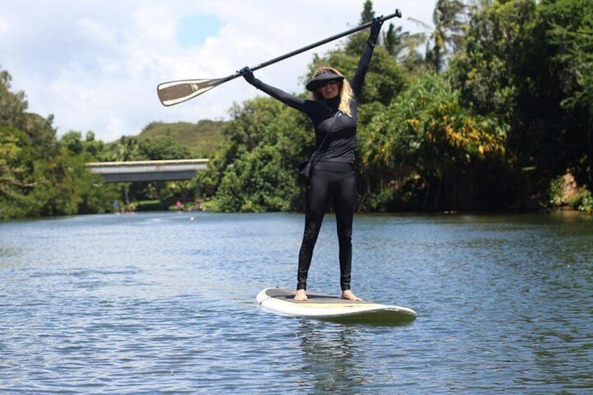 Stand up paddleboarding