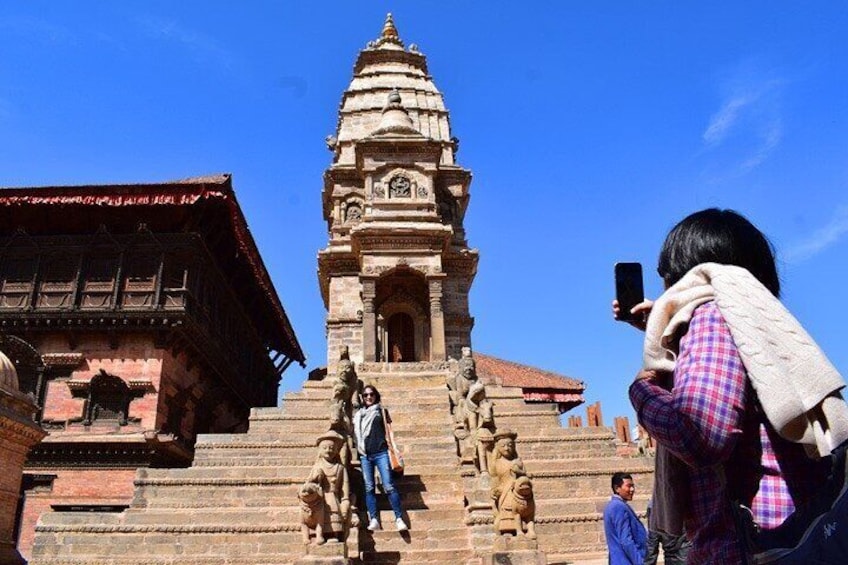 Photography in Durbar Square.