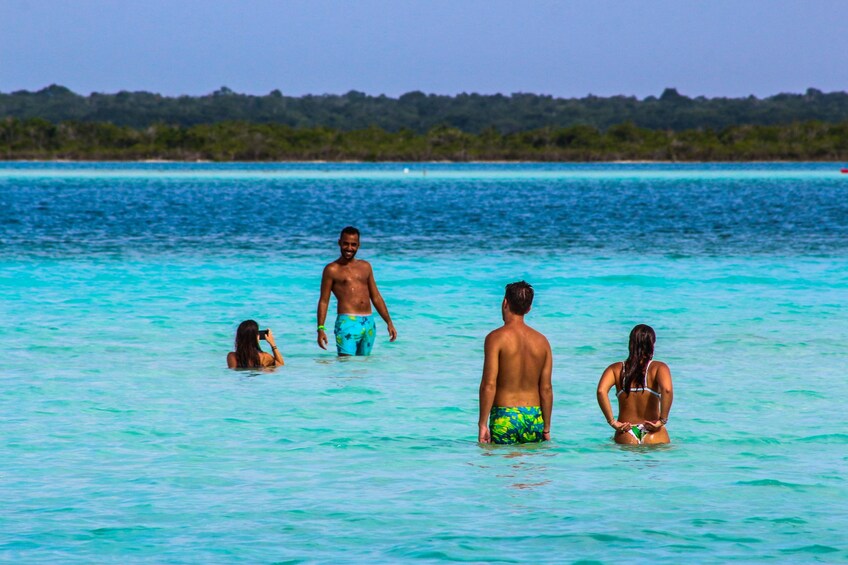 Show item 1 of 7. Bacalar 7 colors Lagoon Tour