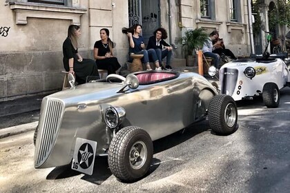 Bucharest: CityTour in one of a kind mini hot rod