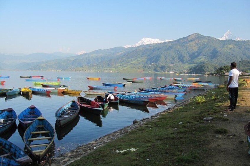 Fewa lake, Pokhara.