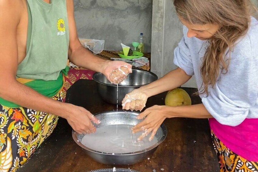 Make Traditional Bali Coconut Oil with a Balinese Family