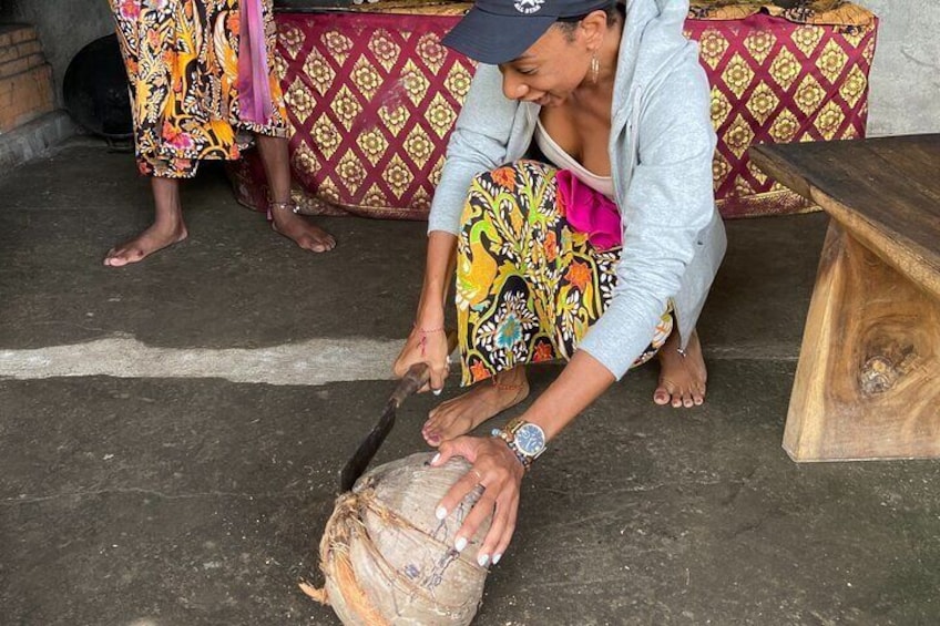 Make Traditional Bali Coconut Oil with a Balinese Family