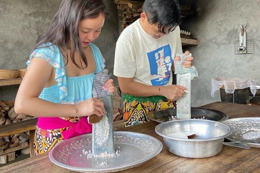 Make Traditional Bali Coconut Oil with a Balinese Family
