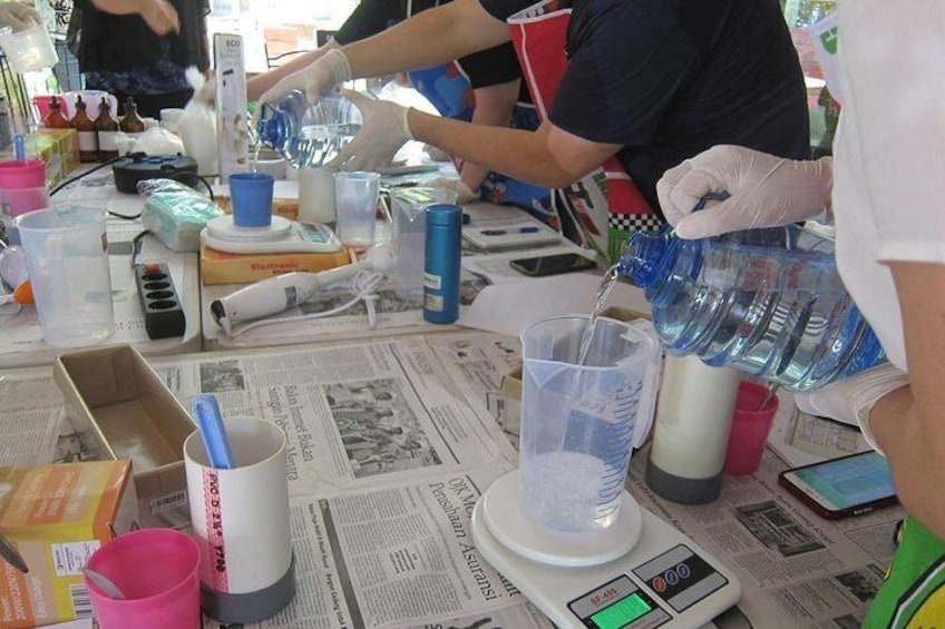 Soapmaking class