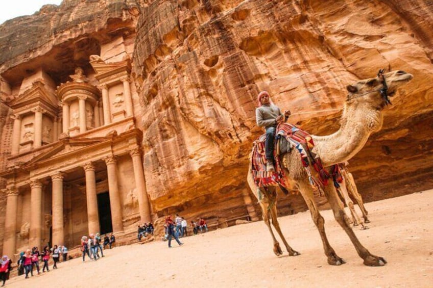 Jordan's Treasures: Day Tour from Amman to Petra & the Dead Sea