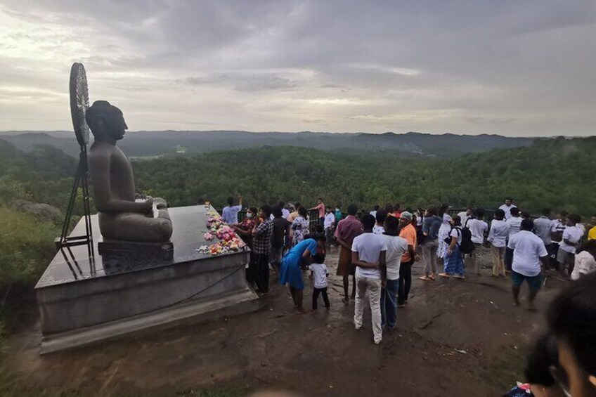 Rock Temple sunset place