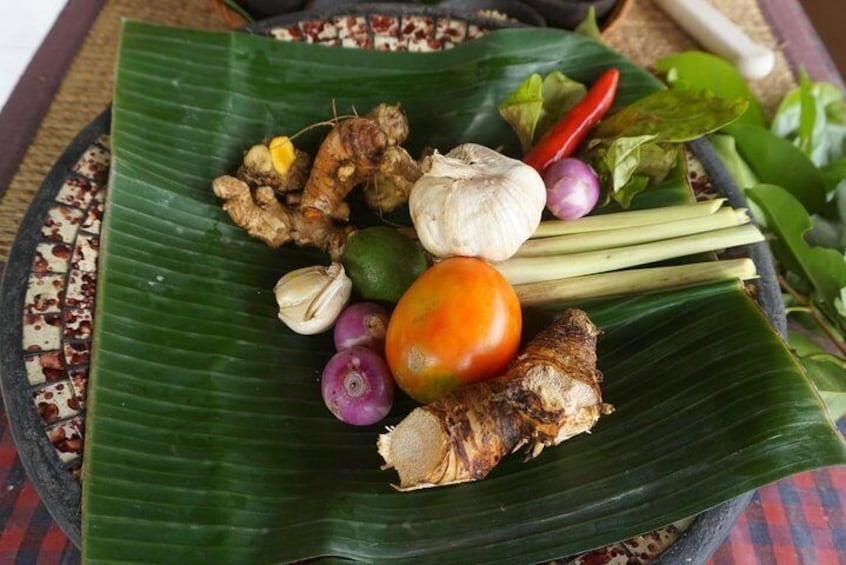 Balinese Traditional Food Cooking Class with Ubud Monkey Forest and SPA