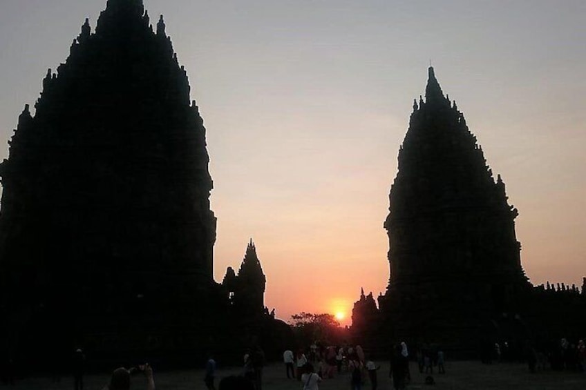 Prambanan Temple Suset