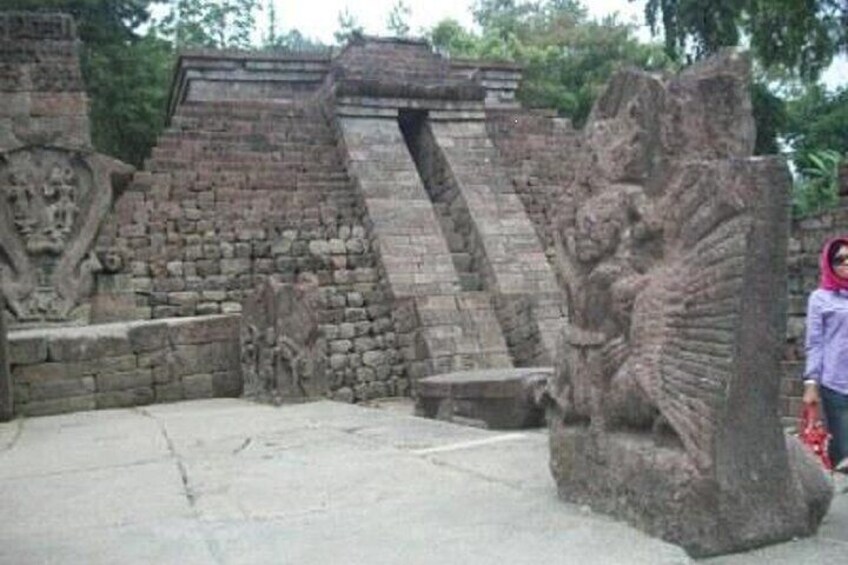 The unique shape of Sukuh Temple