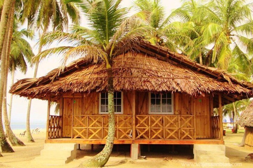 2 Nights in Island Aguja Bungalow with Private Bathroom.