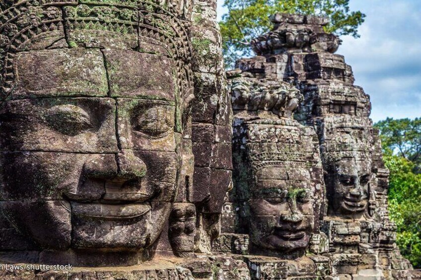 Bayon temple 54 faces the last stop 