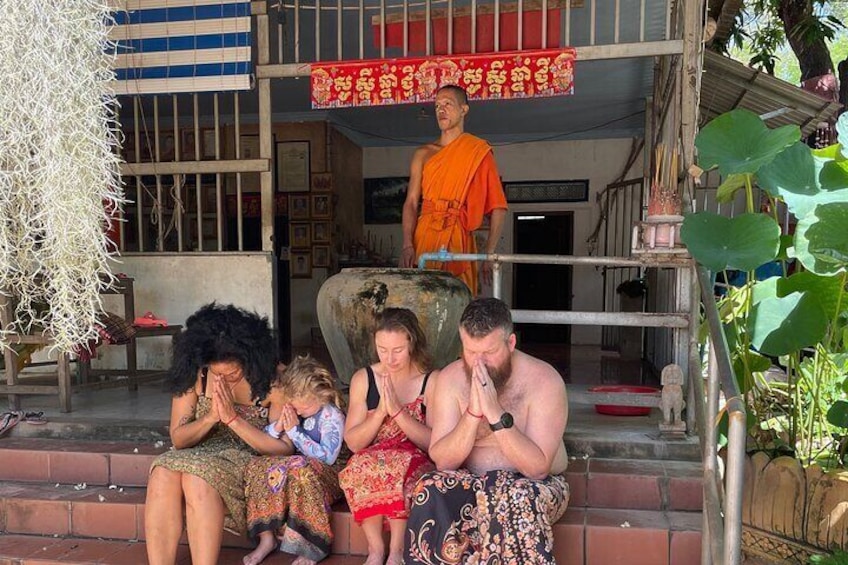 Monk Blessing Ceremony in Siem Reap