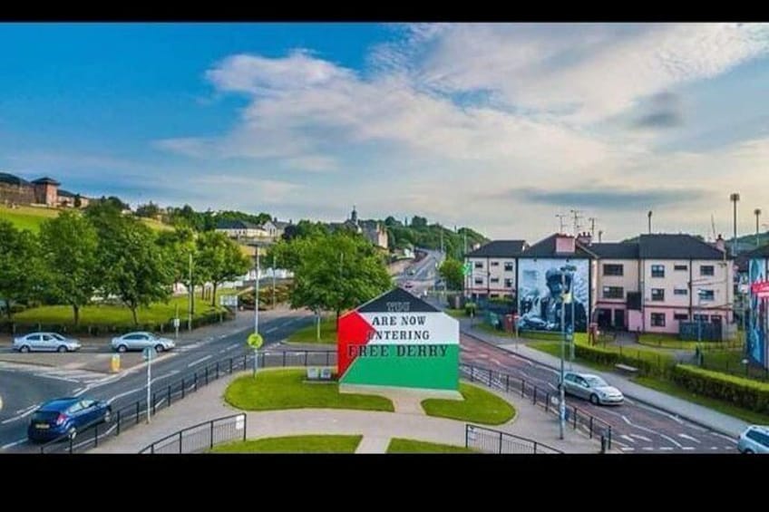 Show item 1 of 23. The Troubles, Bogside Walking Tour.