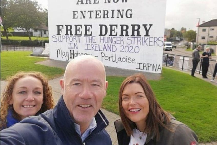 Show item 2 of 23. Really enjoyed taking these two lovely ladies around the bogside murals.