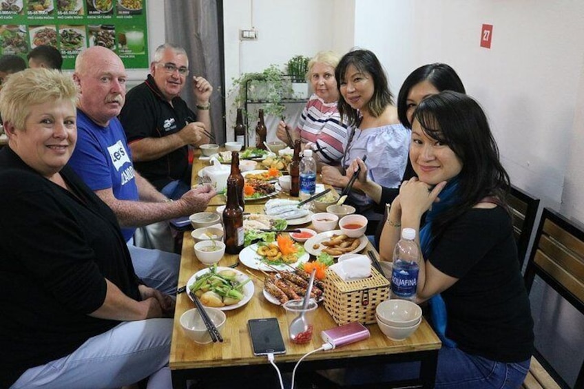 Vespa Saigon By Night Street Food Tour