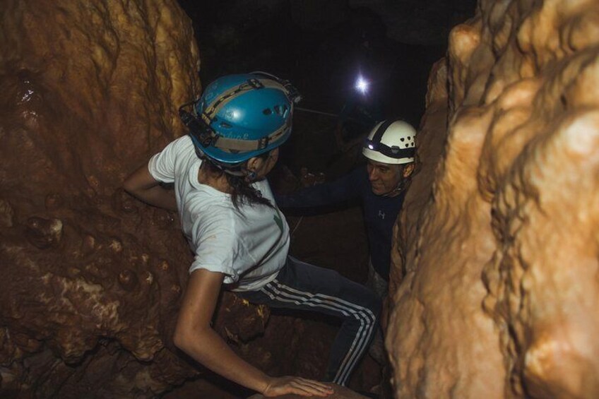 Private Crystal Cave and Blue Hole National Park Day Trip from San Ignacio