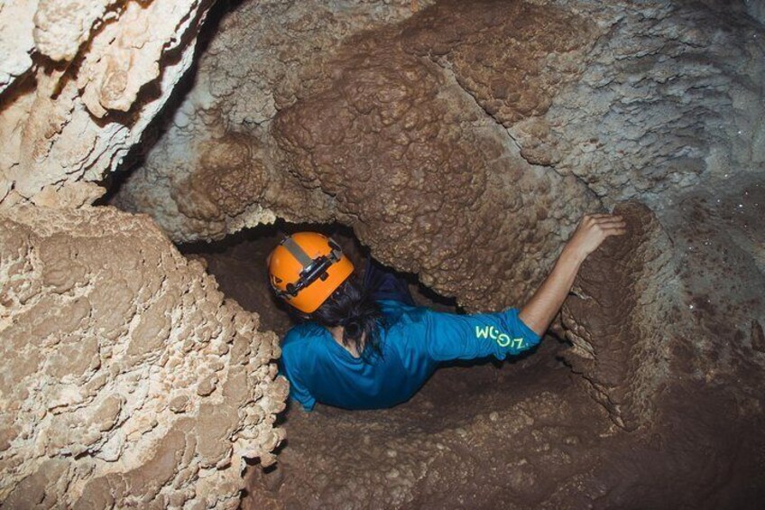 Private Crystal Cave and Blue Hole National Park Day Trip from San Ignacio